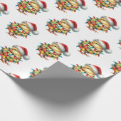 Papier Cadeau Charme animal de vacances (Coin)