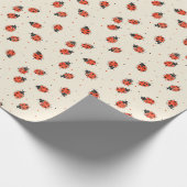 Papier Cadeau Charme Retro Ladybug (Coin)