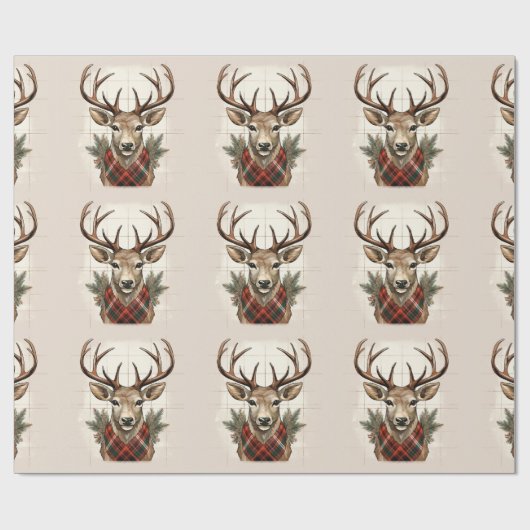 Papier Cadeau Charme rustique Treashouse Treasures with Plaid De (Plat)