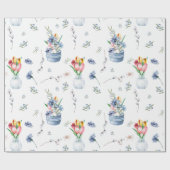 Papier Cadeau Charming Boho Watercolor Motif (Plat)