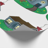 Papier Cadeau Charming Cottage Style House with Garden (Coin)