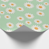 Papier Cadeau Charming Daisy Motif - Cadeau Floral (Coin)