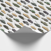 Papier Cadeau Chars de combat multiples (Coin)