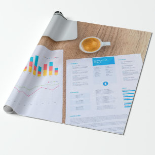 Papier Cadeau Chart graph finance financial data