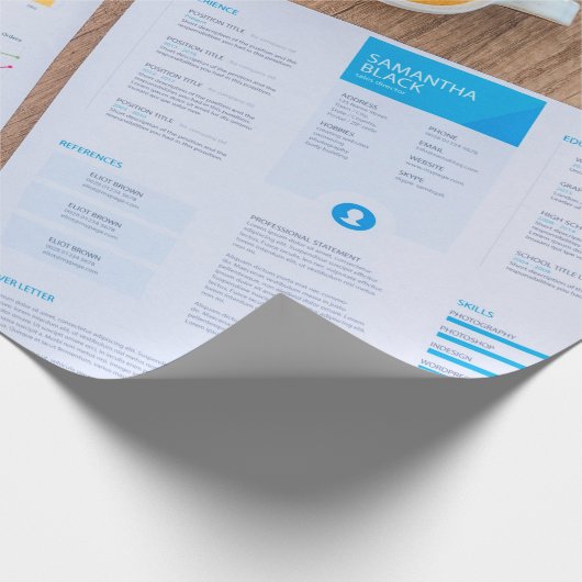 Papier Cadeau Chart graph finance financial data (Coin)