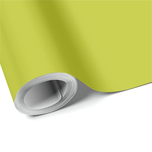 Papier Cadeau Chartreuse élégant (Coin rond)