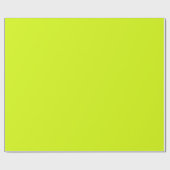 Papier Cadeau Chartreuse Jaune (couleur unie) (Plat)