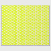 Papier Cadeau Chartreuse moderne vert blanc personnalisé cadeau (Plat)