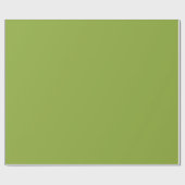 Papier Cadeau Chartreuse Vibrante Vert couleur solide (Plat)