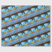 Papier Cadeau Chasing the Sunset Peinture d'Alfred Fox (Plat)