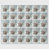 Papier Cadeau Chasse à la bécasse (Plat)