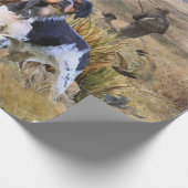 Papier Cadeau Chasse à la caille avec un Espagnol breton, Art (Coin)