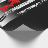 Papier Cadeau Chasse au cerf Chasse au drapeau américain (Coin)