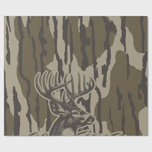 Papier Cadeau Chasse aux cerfs de Virginie Camo Camo Chasse aux (Plat)