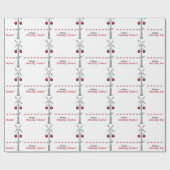 Papier Cadeau Chasse aux trains (Plat)