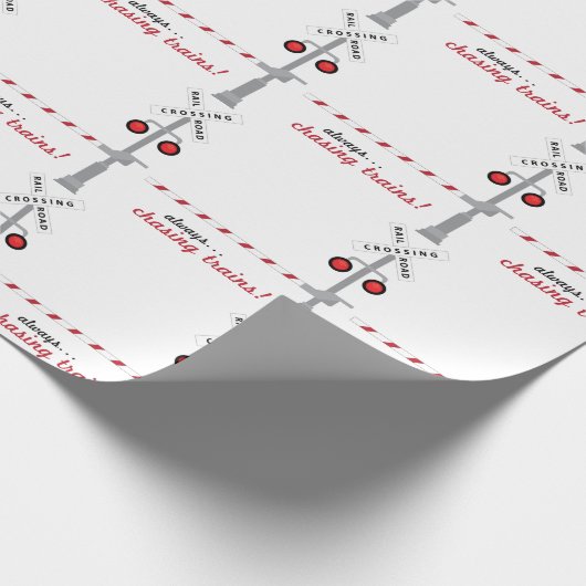 Papier Cadeau Chasse aux trains (Coin)