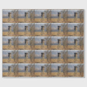 Papier Cadeau Chasse Deer Stand (Plat)
