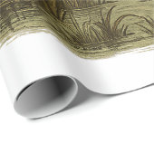 Papier Cadeau Chasse-Rétro-Vol-Caner-Colvert (Coin rond)