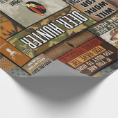 Papier Cadeau Chasseur de cerfs couverture cadeau de Noël pour c (Coin)