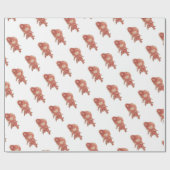 Papier Cadeau Chasseur de monstre (Plat)