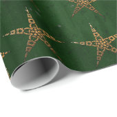 Papier Cadeau Chasseur et Gold Celtic (Coin rond)