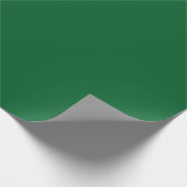 Papier Cadeau Chasseur foncé solide vert (Coin)