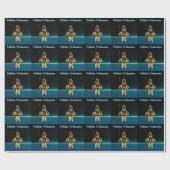 Papier Cadeau Chasseur inuit fractal - Frohliche Weihnachten (Plat)