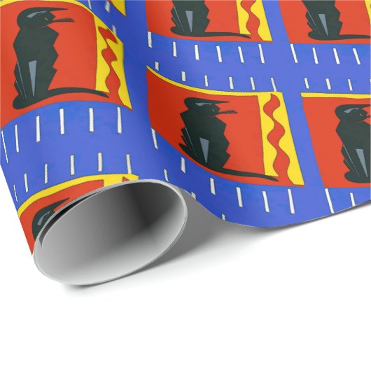 Papier Cadeau Chat, (Coin rond)