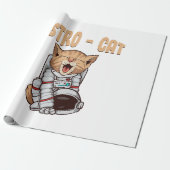 Papier Cadeau Chat Astro (Déroulé)