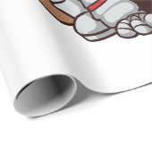 Papier Cadeau Chat Astro (Coin rond)