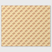 Papier Cadeau Chat avec café (Plat)