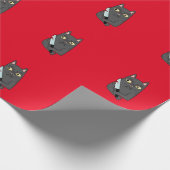 Papier Cadeau chat avec couteau (Coin)