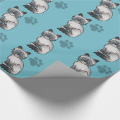Papier Cadeau Chat Birman / Ragdoll Tabby bleu point (Coin)