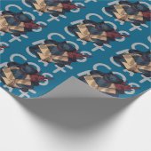 Papier Cadeau Chat cosmique (Coin)