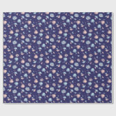 Papier Cadeau Chat Dans Le Casquette | Le Motif du poisson (Plat)