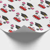 Papier Cadeau Chat de diplômes supérieurs (Coin)