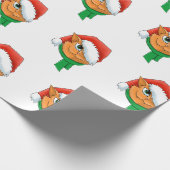 Papier Cadeau Chat de Noël (Coin)