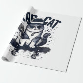 Papier Cadeau Chat de rap Harmonie (Déroulé)