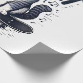 Papier Cadeau Chat de rap Harmonie (Coin)