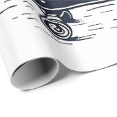 Papier Cadeau Chat de rap Harmonie (Coin rond)