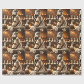 Papier Cadeau Chat de Siamese en Spa (Plat)