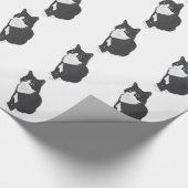 Papier Cadeau Chat de smoking (Coin)