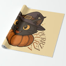 Chat de sorcière Pumpkin Purr