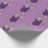 Papier Cadeau Chat Disco (Coin)