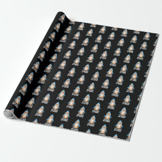 Papier Cadeau Chat Drôle en Costume de Requin Nullement Redouté