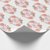 Papier Cadeau Chat drôle Je t'aime (Coin)