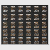 Papier Cadeau Chat du Bengale (Plat)