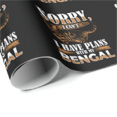 Papier Cadeau Chat du Bengale (Coin rond)