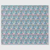 Papier Cadeau Chat En Pajamas (Plat)