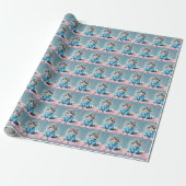Papier Cadeau Chat En Pajamas (Déroulé)